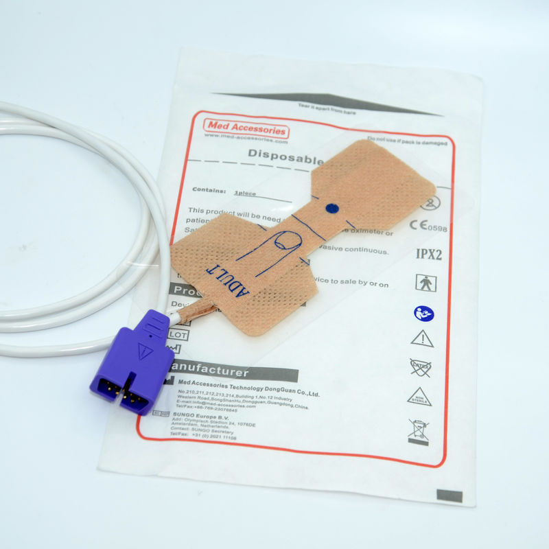Nellcor Einweg-Spo2-Sensor Erwachsene Sonde Kompatibel mit N-550/N-560/N-595/N-600/N-600x/N-65