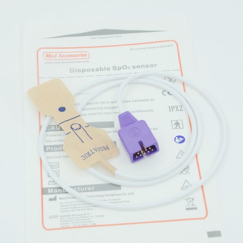 Nicht-toxischer Einweg-Oxymeter Sensor, tragbarer Nellcor Pediatric Spo2 Sensor