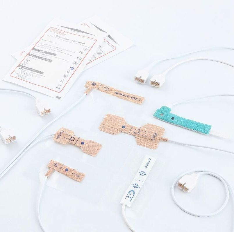 Nicht-toxischer Einweg-Oxymeter Sensor, tragbarer Nellcor Pediatric Spo2 Sensor