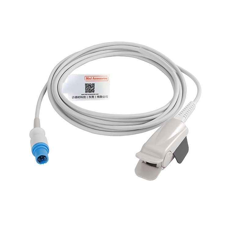 Mehrfachverwendbarer Spo2 Sensor Drager 7 Pin TPU Material Graue Farbe