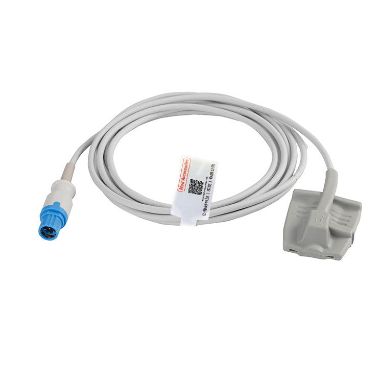 Mehrfachverwendbarer Spo2 Sensor Drager 7 Pin TPU Material Graue Farbe