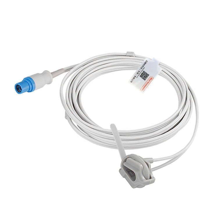Mehrfachverwendbarer Spo2 Sensor Drager 7 Pin TPU Material Graue Farbe