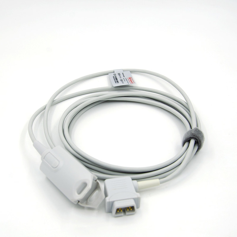 Praktischer Grauer wiederverwendbarer Pulsoxymeter Sensor, wiederverwendbarer Säuglingssilikon Weichspitze SpO2 Sensor für DRE-Patientenmonitore