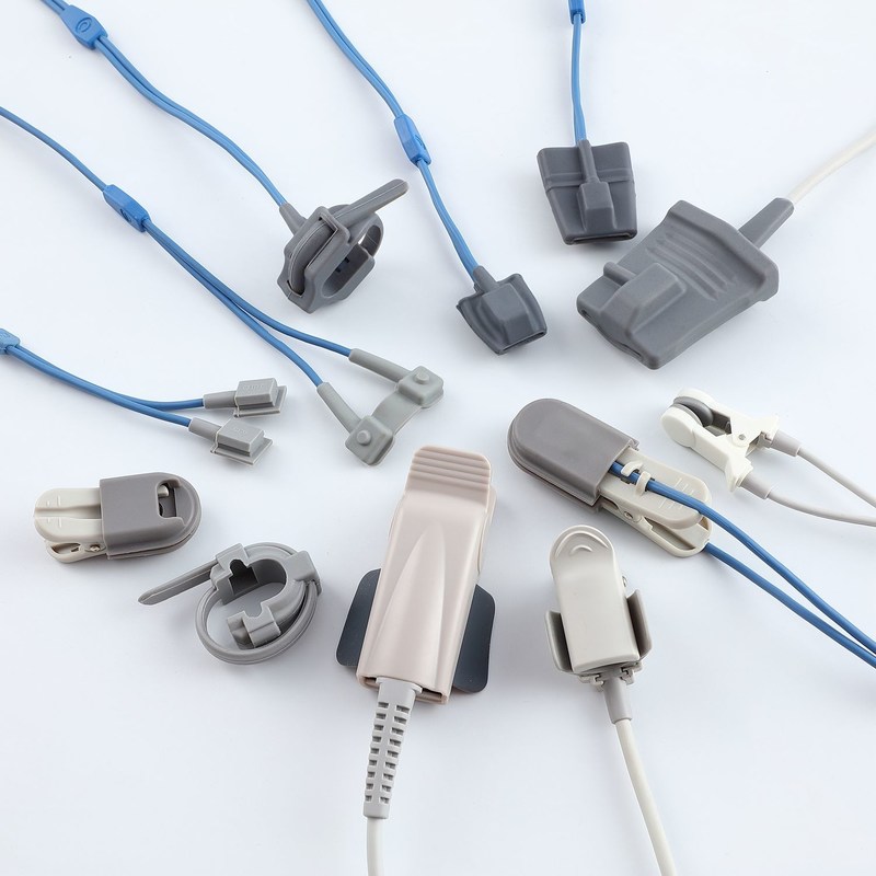 Kompatible wiederverwendbare Spo2-Sensor Latexfrei für Hauptmarkenbildschirme