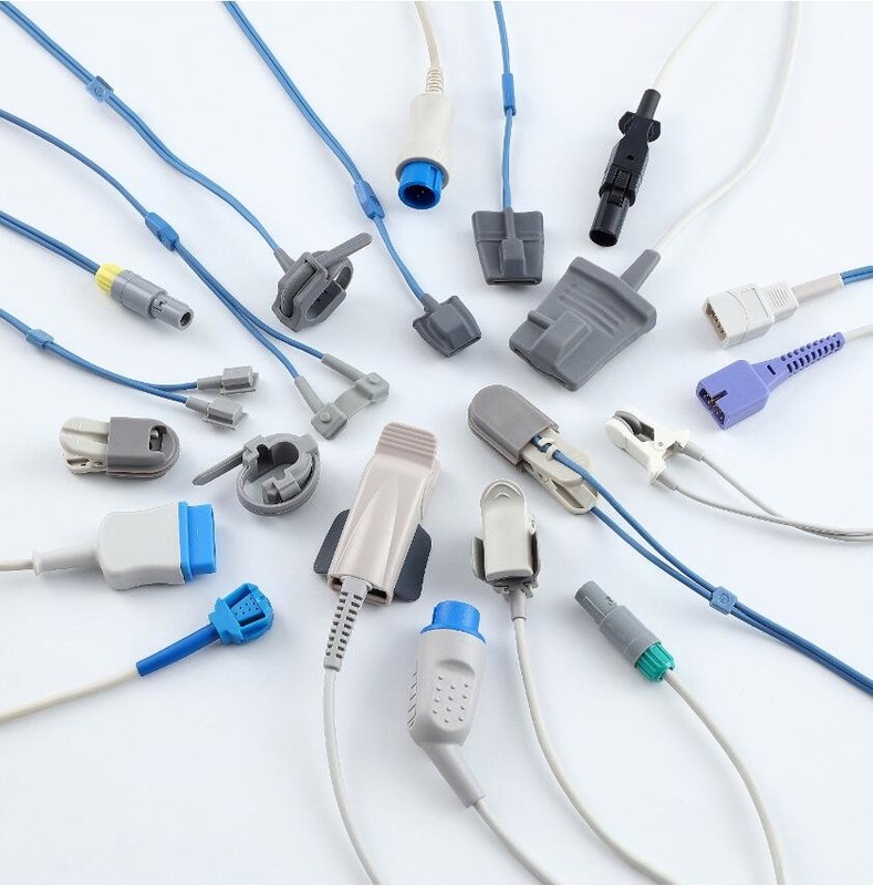 Kompatible wiederverwendbare Spo2-Sensor Latexfrei für Hauptmarkenbildschirme