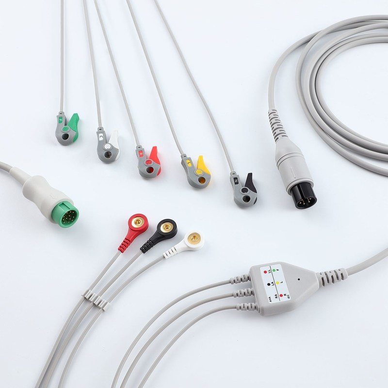 Kompatible EKG-Monitorkabel stabile Länge 3,4 m für Hauptpatientenmonitore