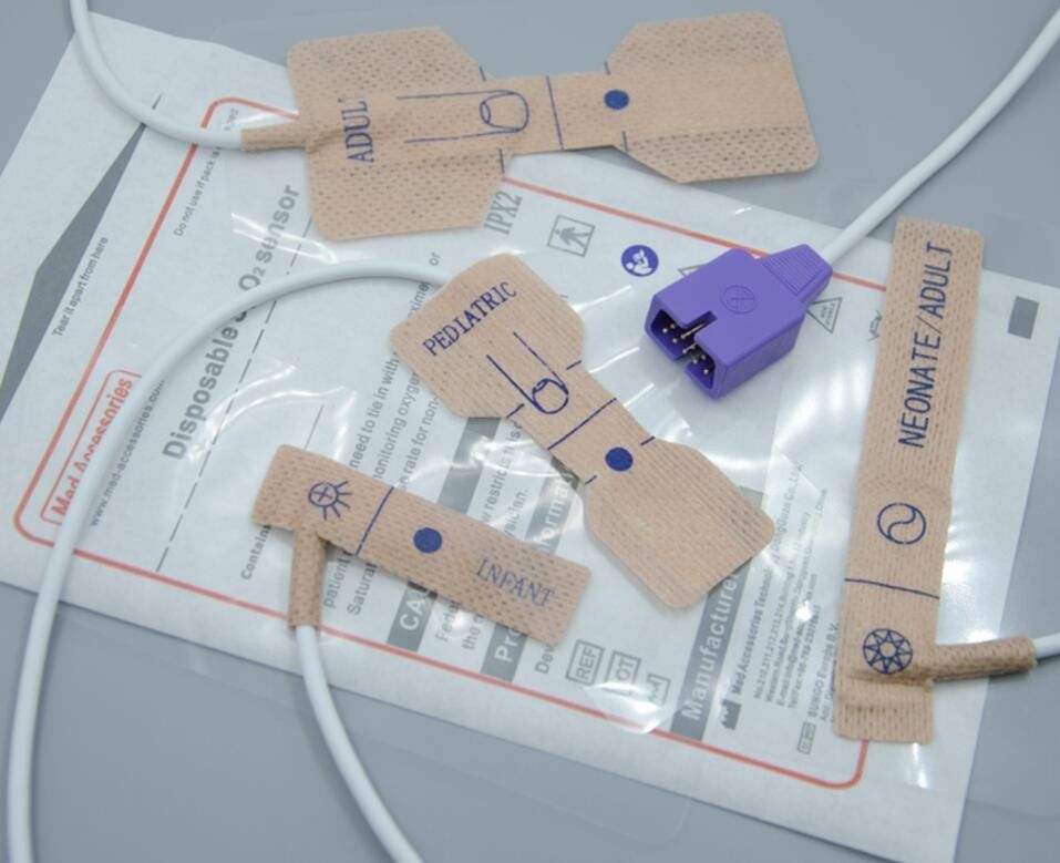Tragbare Nellcor-Pediatrische Spo2-Sensor nicht toxischer Einweg-Oxymeter-Sensor