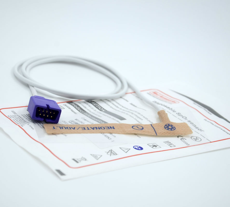Tragbare Nellcor-Pediatrische Spo2-Sensor nicht toxischer Einweg-Oxymeter-Sensor