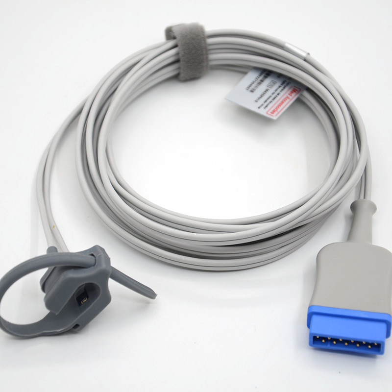 Erwachsene Soft Tip Spo2 Sensor 11 Pin Pulsoxymeter Sonde Latexfrei wiederverwendbares Neugeborenes Wickel