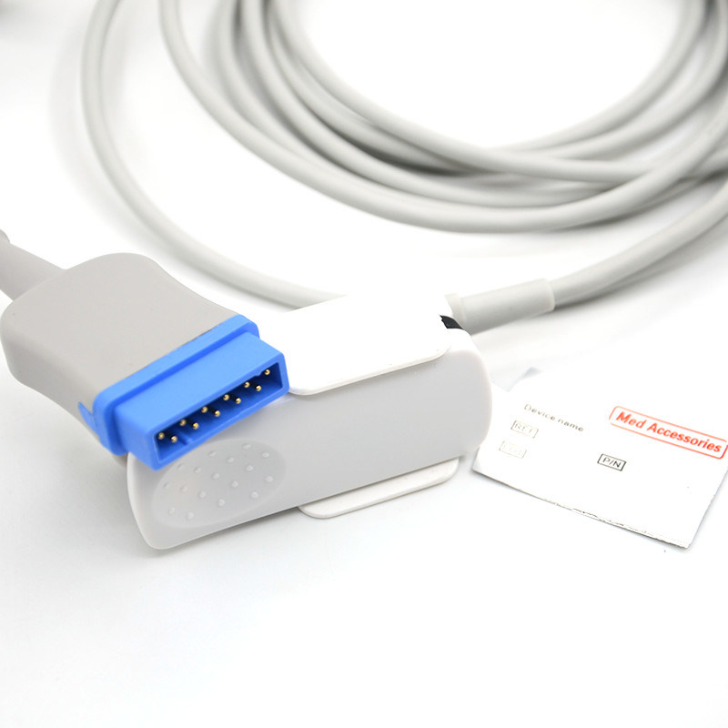 Wiederverwendbares Dash 2000/3000 Kompatibles GE 11Pin Solar 8000/8000M Erwachsener Fingerclip Monitor Sensor SpO2 Kabel