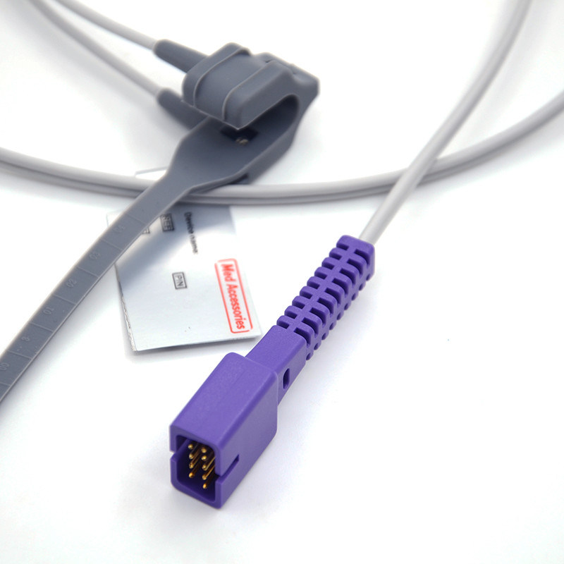 Neugeborenerpatient verwendet Kompatibel für Nellcor wiederverwendbar Oximeter 9-Pin Kompatibel Nellcor Spo2 Sensor