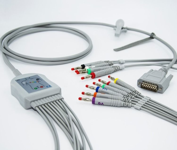 Mortara Banana Plug EKG Kabel Set 3,0 Kabel Durchmesser für Patienten Monitor Zubehör