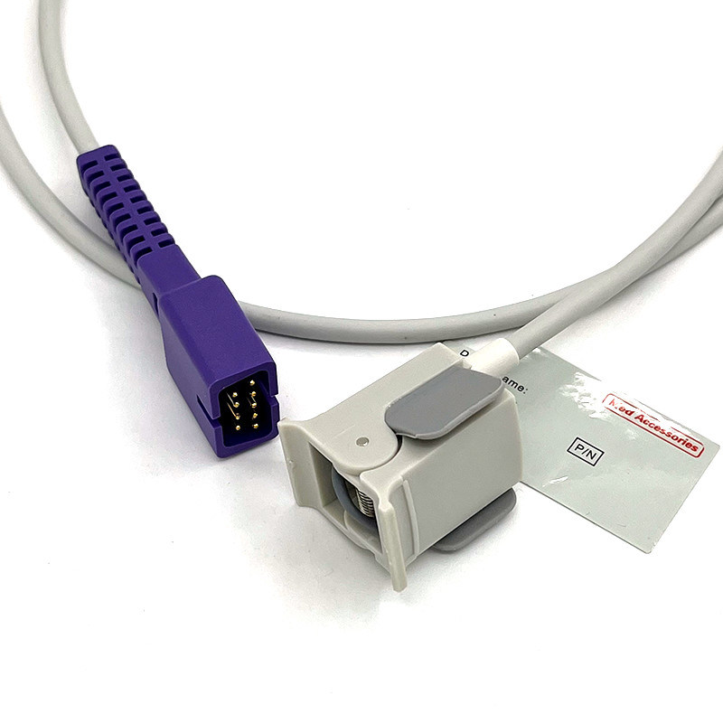 Tragbarer Pulsoxymeter Spo2 Sensor Kinder-Multi-Funktion Nellcor Modul 9 Pin