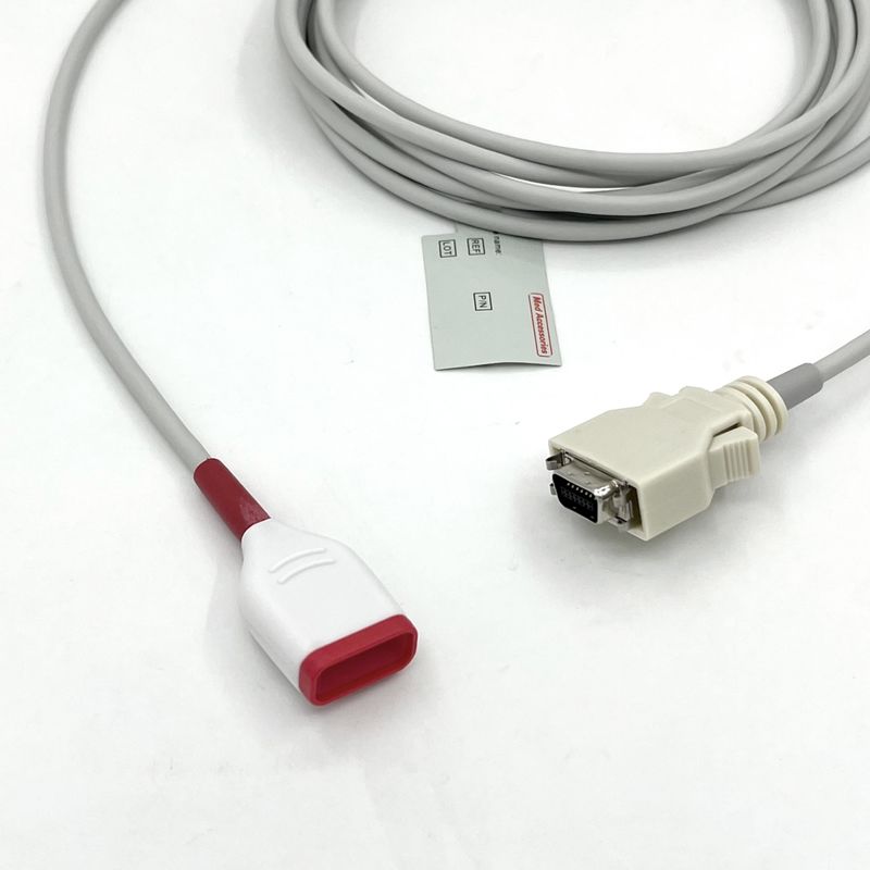 Kompatibel mit M-Gray TPU SpO2-Sensorverlängerungskabel für Monitorzubehör für medizinische Versorgung