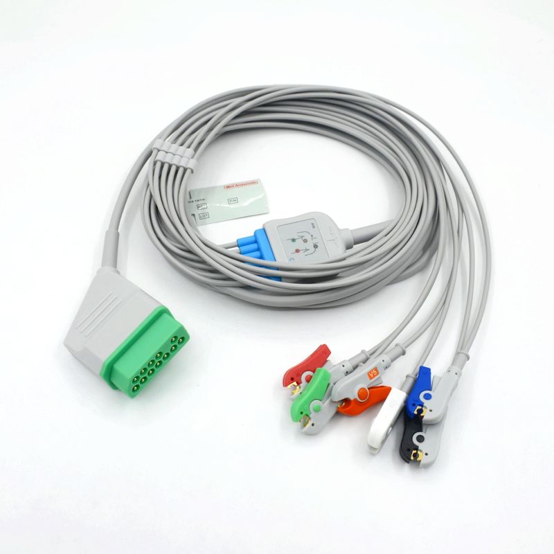 Kompatibles Nihon Kohden 12 Pin 6 Leads EKG Monitor Kabel für medizinisches Zubehör