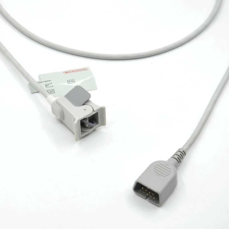Hersteller Monitor Zubehör Kinderfinger kompatibel mit Nihon Kohden 9pin wiederverwendbar SpO2 Sensor