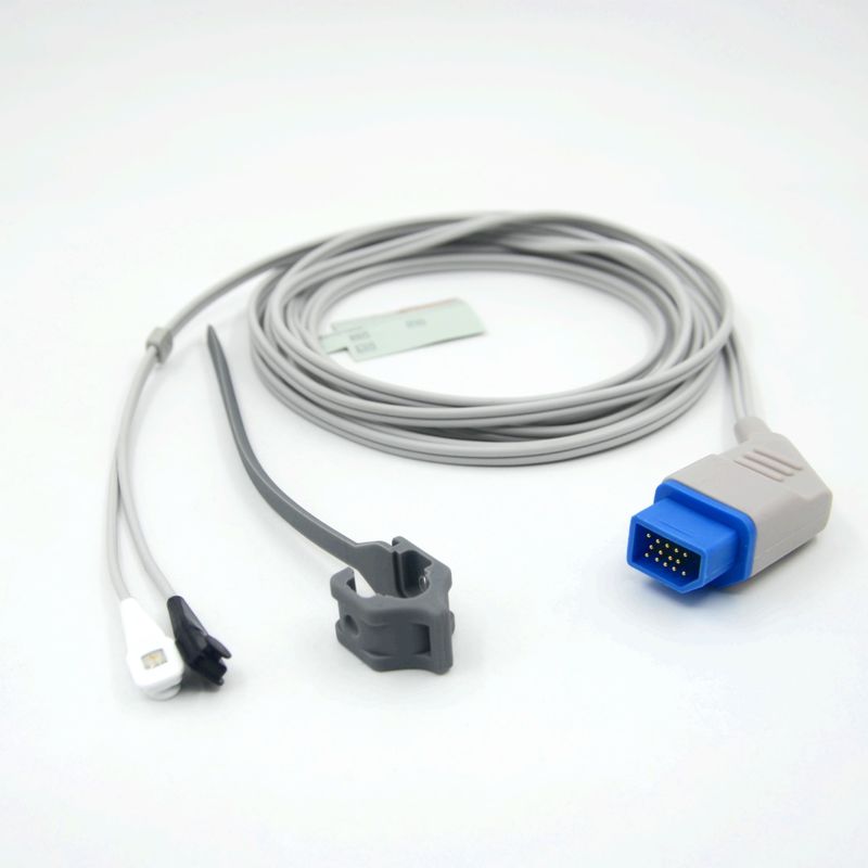Kompatible Nihon Kohden Silicone Soft Tip Wiederverwendbarer Spo2 Sensor