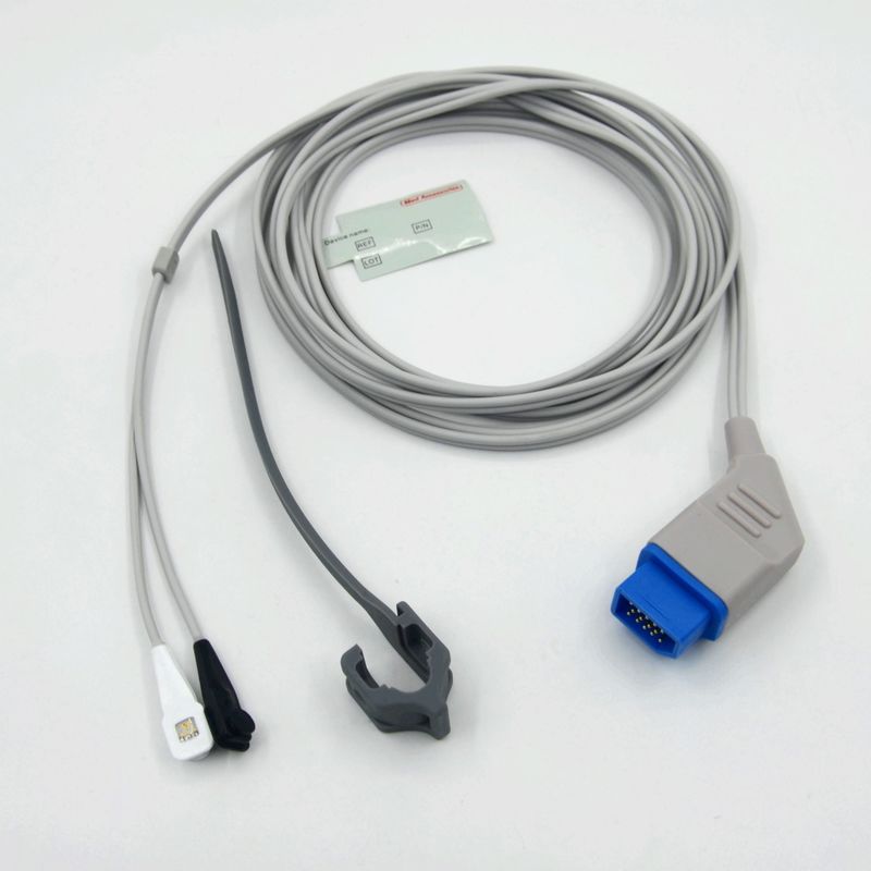 Kompatible Nihon Kohden Silicone Soft Tip Wiederverwendbarer Spo2 Sensor