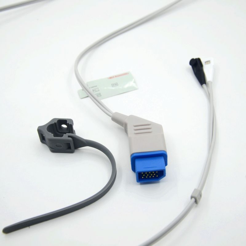 Kompatible Nihon Kohden Silicone Soft Tip Wiederverwendbarer Spo2 Sensor