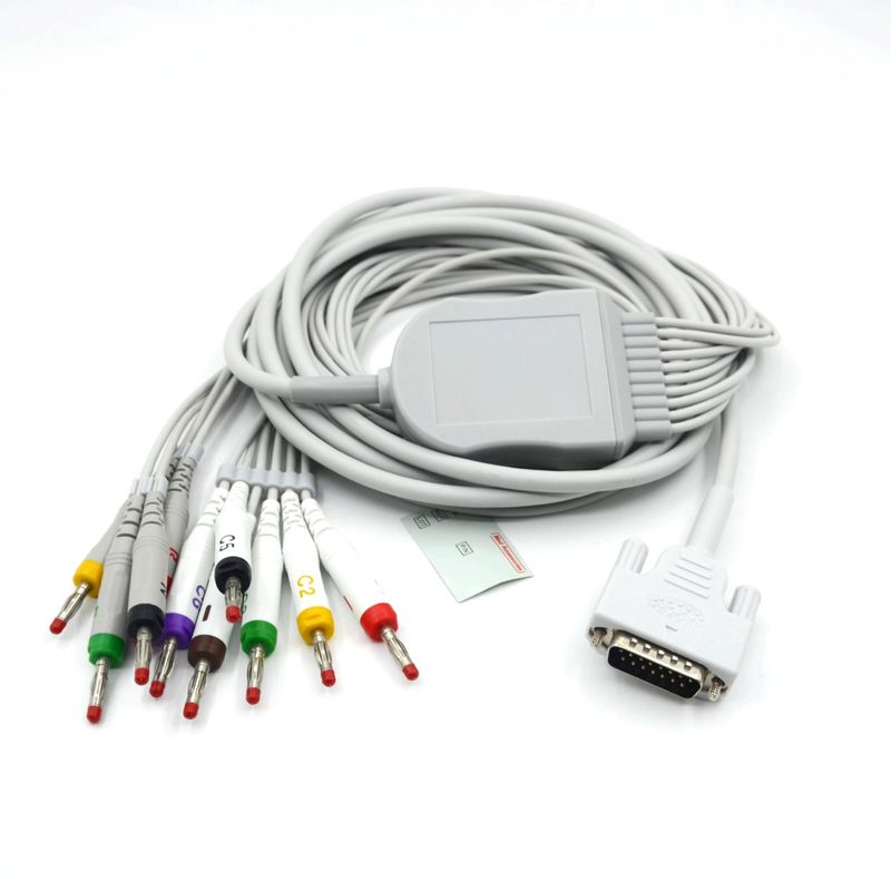 Kompatibles Nihon Kohden 10 Leads EKG Kabel für Patientenmonitor Zubehör