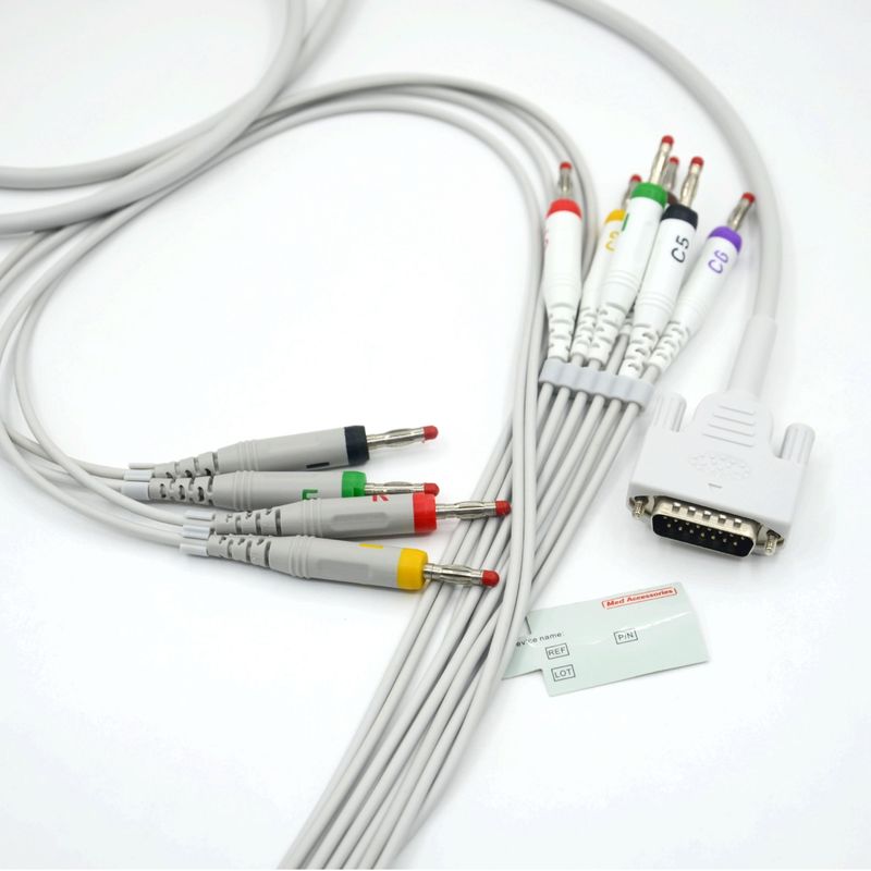 Kompatibles Nihon Kohden 10 Leads EKG Kabel für Patientenmonitor Zubehör