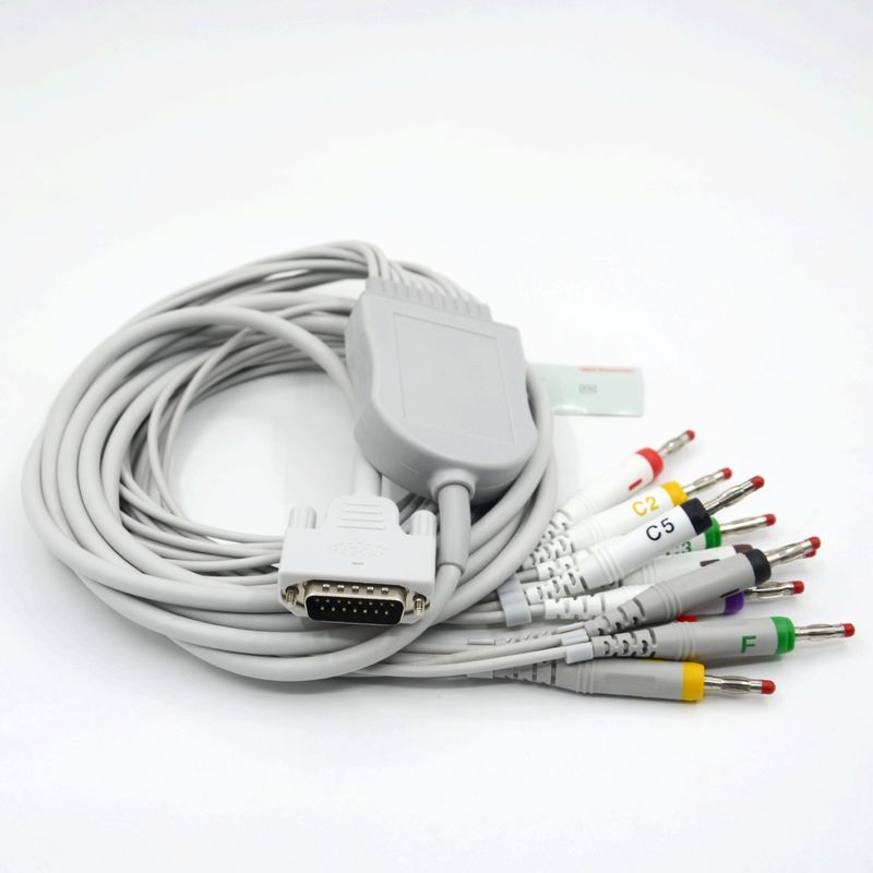Kompatibles Nihon Kohden 10 Leads EKG Kabel für Patientenmonitor Zubehör