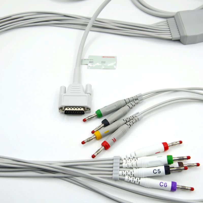 Kompatibles Nihon Kohden 10 Leads EKG Kabel für Patientenmonitor Zubehör