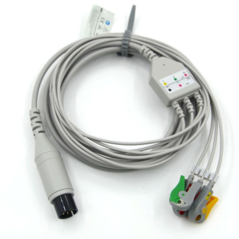 Kompatibel mit AAMI Kompatibel mit 3 Blei-EKG-Kabel IEC Grabber für medizinisches Zubehör
