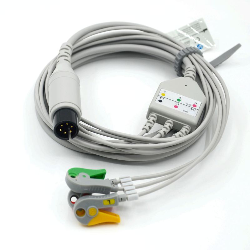 Kompatibel mit AAMI Kompatibel mit 3 Blei-EKG-Kabel IEC Grabber für medizinisches Zubehör