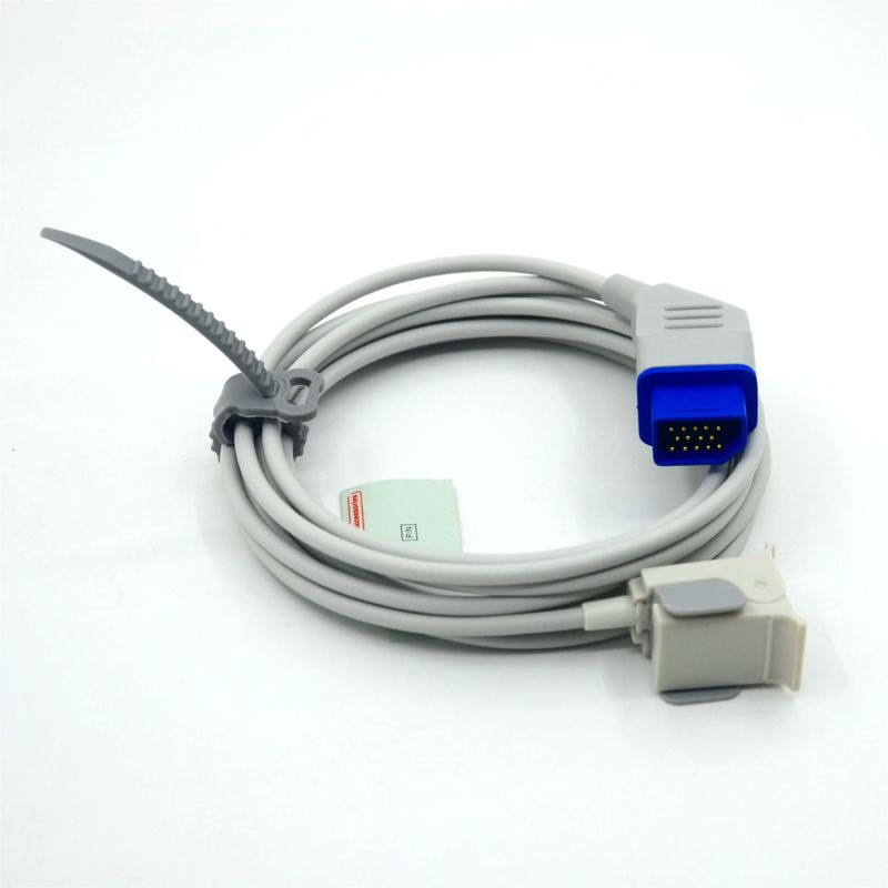 Wiederverwendbares Zubehör für Hersteller-Monitore, kompatibel mit Nihon Kohden pädiatrischem Finger-Spo2-Sensor, wiederverwendbar, 14 Pins