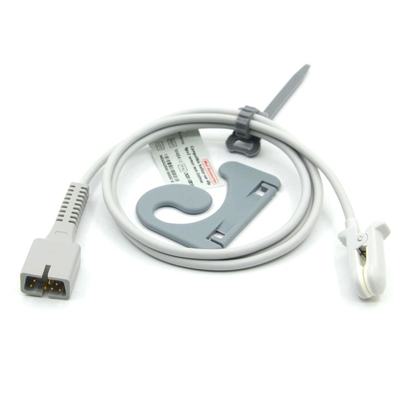 Hersteller Monitor Zubehör Wiederverwendbar Kompatibel Nellcor PM-50,PM-60 NPB 40 7-Pin Ohrclip SpO2 Sensor