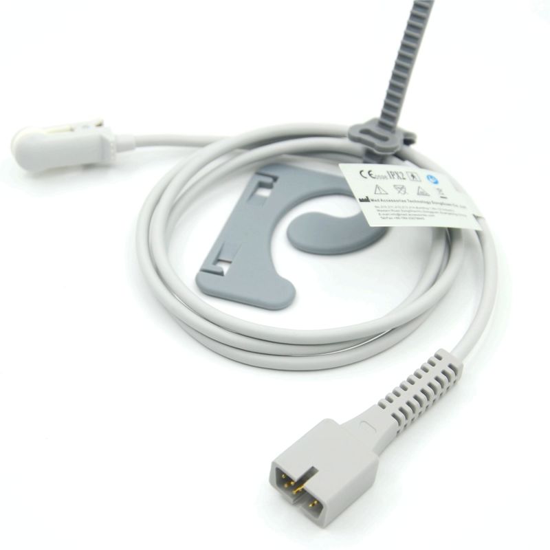 Hersteller Monitor Zubehör Wiederverwendbar Kompatibel Nellcor PM-50,PM-60 NPB 40 7-Pin Ohrclip SpO2 Sensor