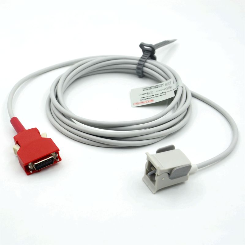Medizinisches Monitor Zubehör kompatibel mit Masimo Rot 20pin Radical-7 Rad-87 Rad-57 Wiederverwendbares pädiatrisches Clip Spo2 Sensor