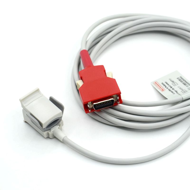 Medizinisches Monitor Zubehör kompatibel mit Masimo Rot 20pin Radical-7 Rad-87 Rad-57 Wiederverwendbares pädiatrisches Clip Spo2 Sensor