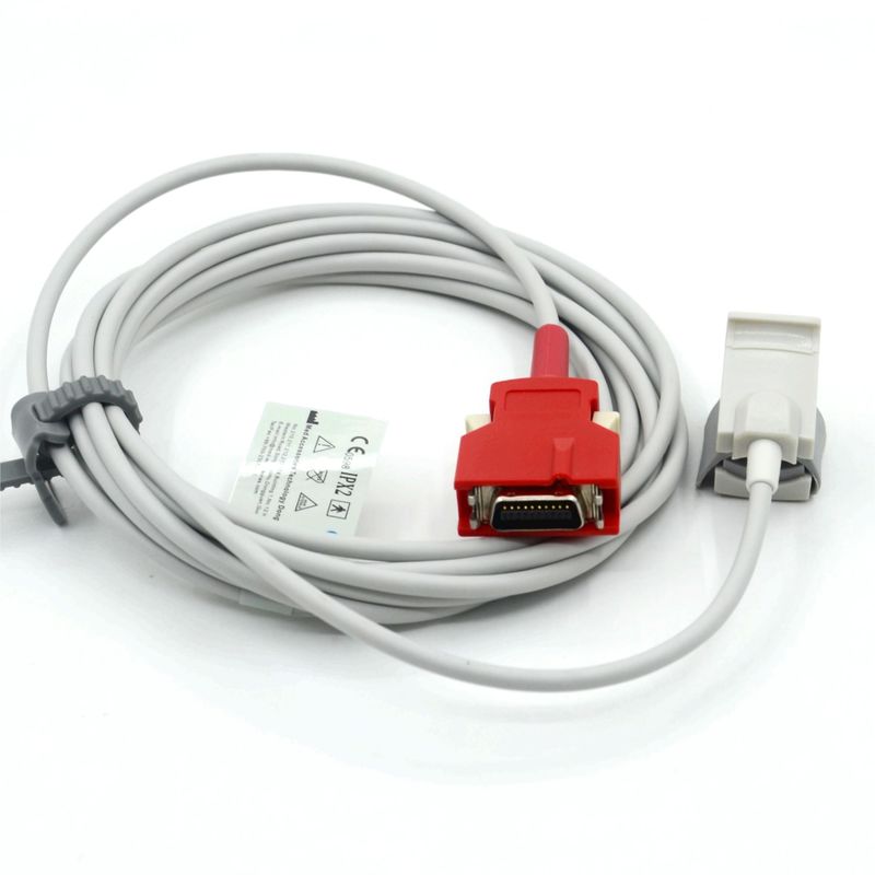 Medizinisches Monitor Zubehör kompatibel mit Masimo Rot 20pin Radical-7 Rad-87 Rad-57 Wiederverwendbares pädiatrisches Clip Spo2 Sensor