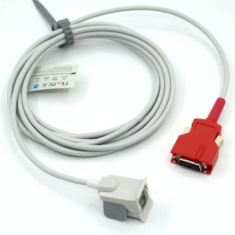 Medizinisches Monitor Zubehör kompatibel mit Masimo Rot 20pin Radical-7 Rad-87 Rad-57 Wiederverwendbares pädiatrisches Clip Spo2 Sensor