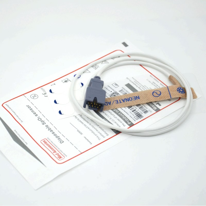 Medizinischer Zubehör Lieferant Kompatibel Masim 2329 Neugeborene/ Erwachsene 9-poliger Einweg-SpO2-Sensor