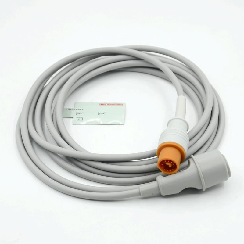 Medizinisches Monitor Zubehör Praktische graue Farbe kompatibel Fukuda bis Edward Multifunktions-IBP-Kabel