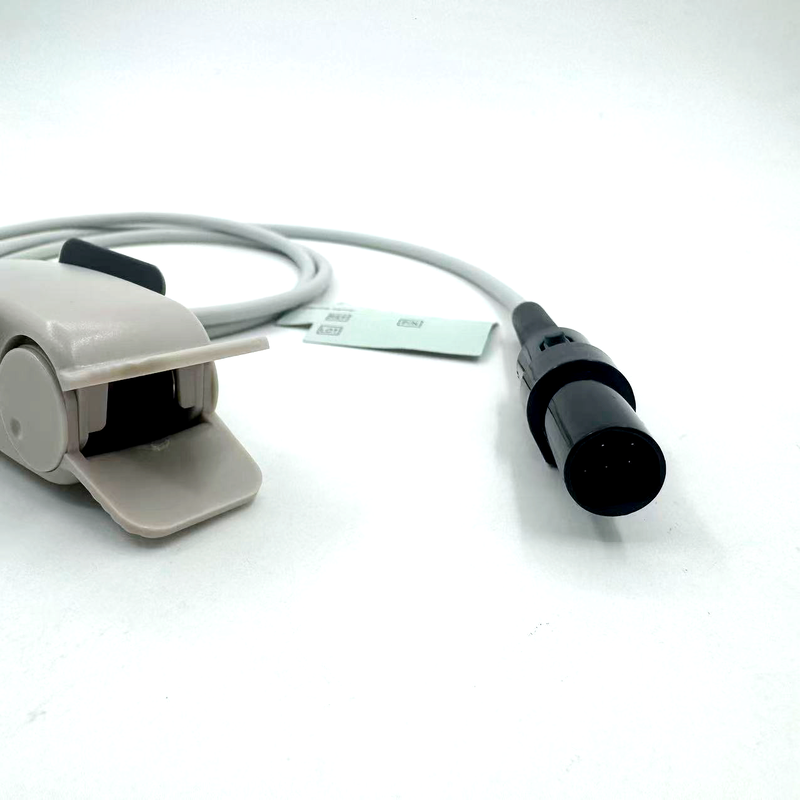 Hohe Qualität Hersteller Medizinisches Monitor Zubehör Wiederverwendbarer Erwachsenenklip SpO2-Sensor kompatibel mit GE