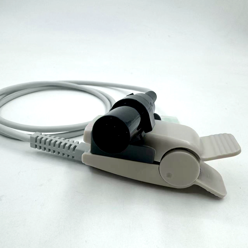 Hohe Qualität Hersteller Medizinisches Monitor Zubehör Wiederverwendbarer Erwachsenenklip SpO2-Sensor kompatibel mit GE