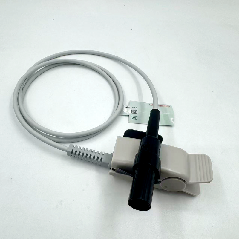 Hohe Qualität Hersteller Medizinisches Monitor Zubehör Wiederverwendbarer Erwachsenenklip SpO2-Sensor kompatibel mit GE
