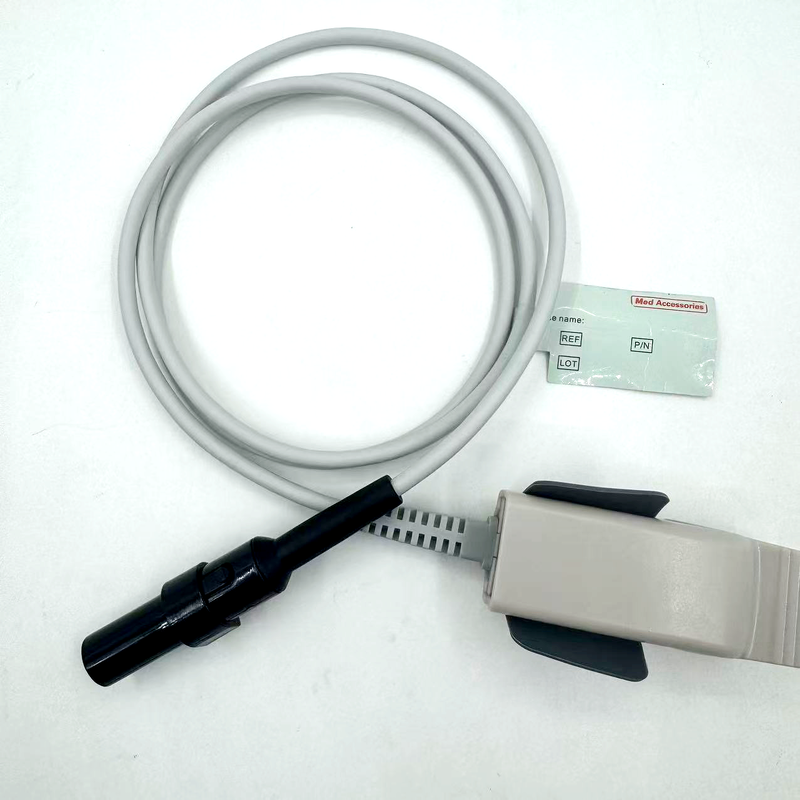 Hohe Qualität Hersteller Medizinisches Monitor Zubehör Wiederverwendbarer Erwachsenenklip SpO2-Sensor kompatibel mit GE
