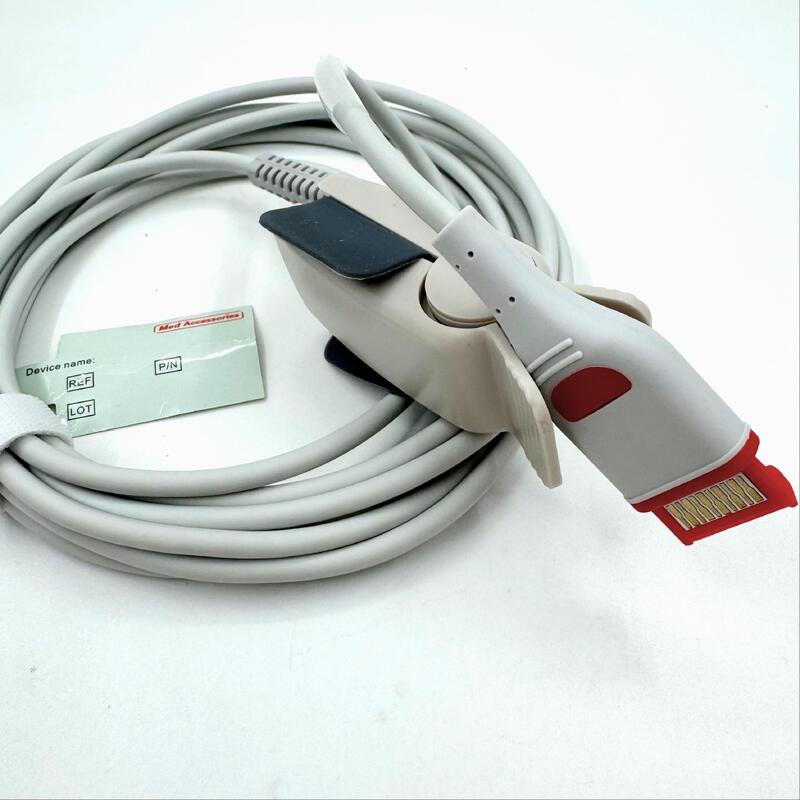 Hochwertiges Medizinisches Zubehör Medizinisches Monitor Zubehör Wiederverwendbarer Soft SpO2-Sensor für Erwachsene Kompatibel mit RAD-97 Spo2-Sensor